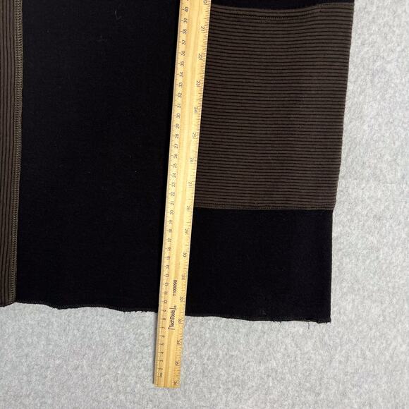 Iridium Color Block Reversible Pima Cotton Cowl Neck Long Sleeve Tunic Size XS - Picture 10 of 11